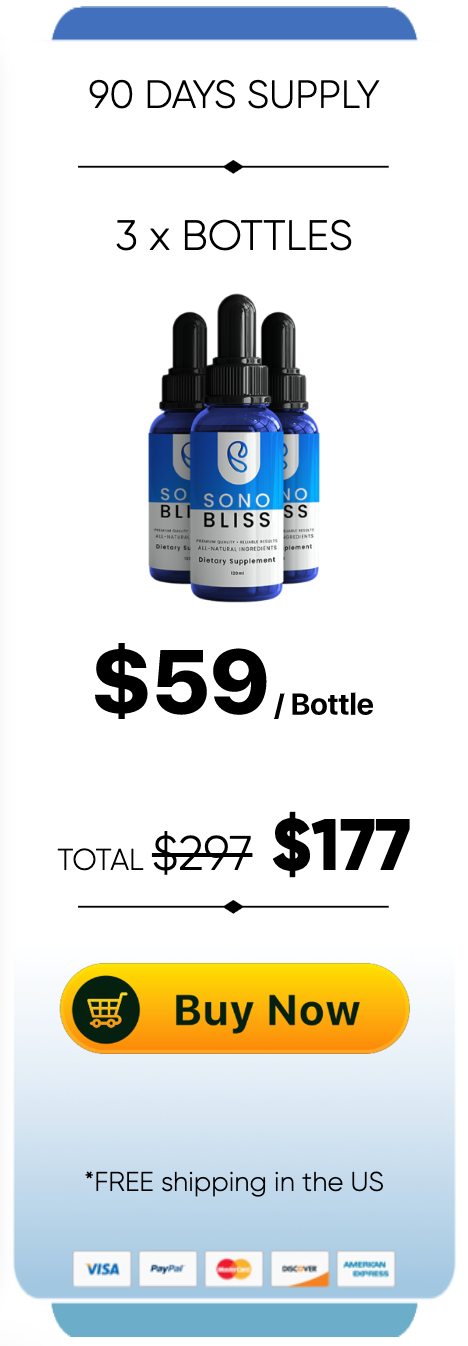 Sonobliss - 3 Bottles
